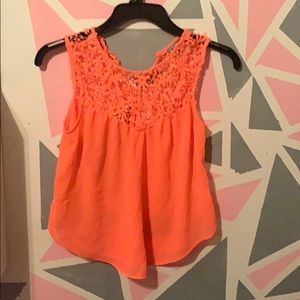 Orange tank top